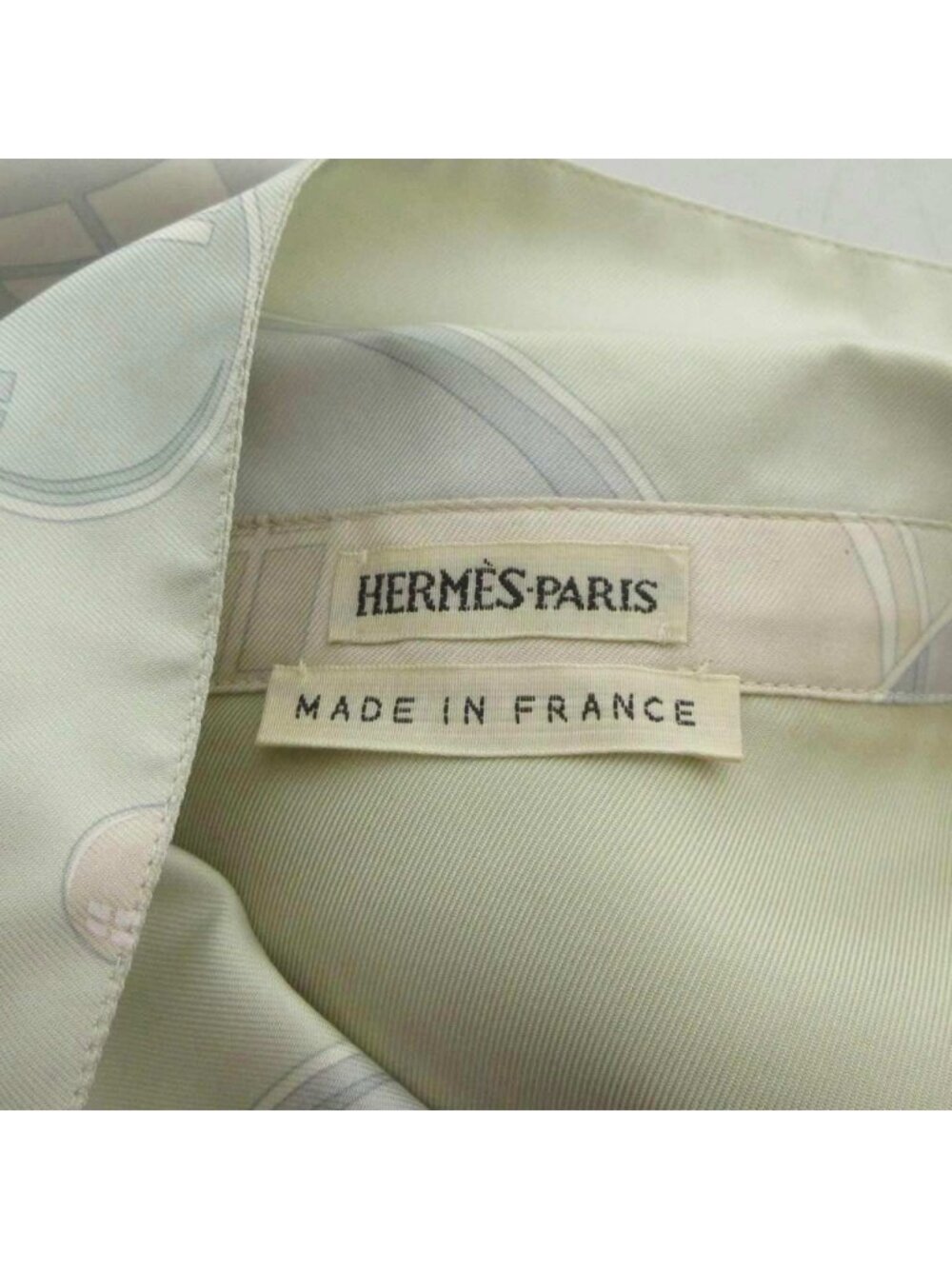 Hermes Martin Margiela Era Bal de Bulles Soap Bubble Shirt Blouse Long Sleeve - Picture 6 of 6